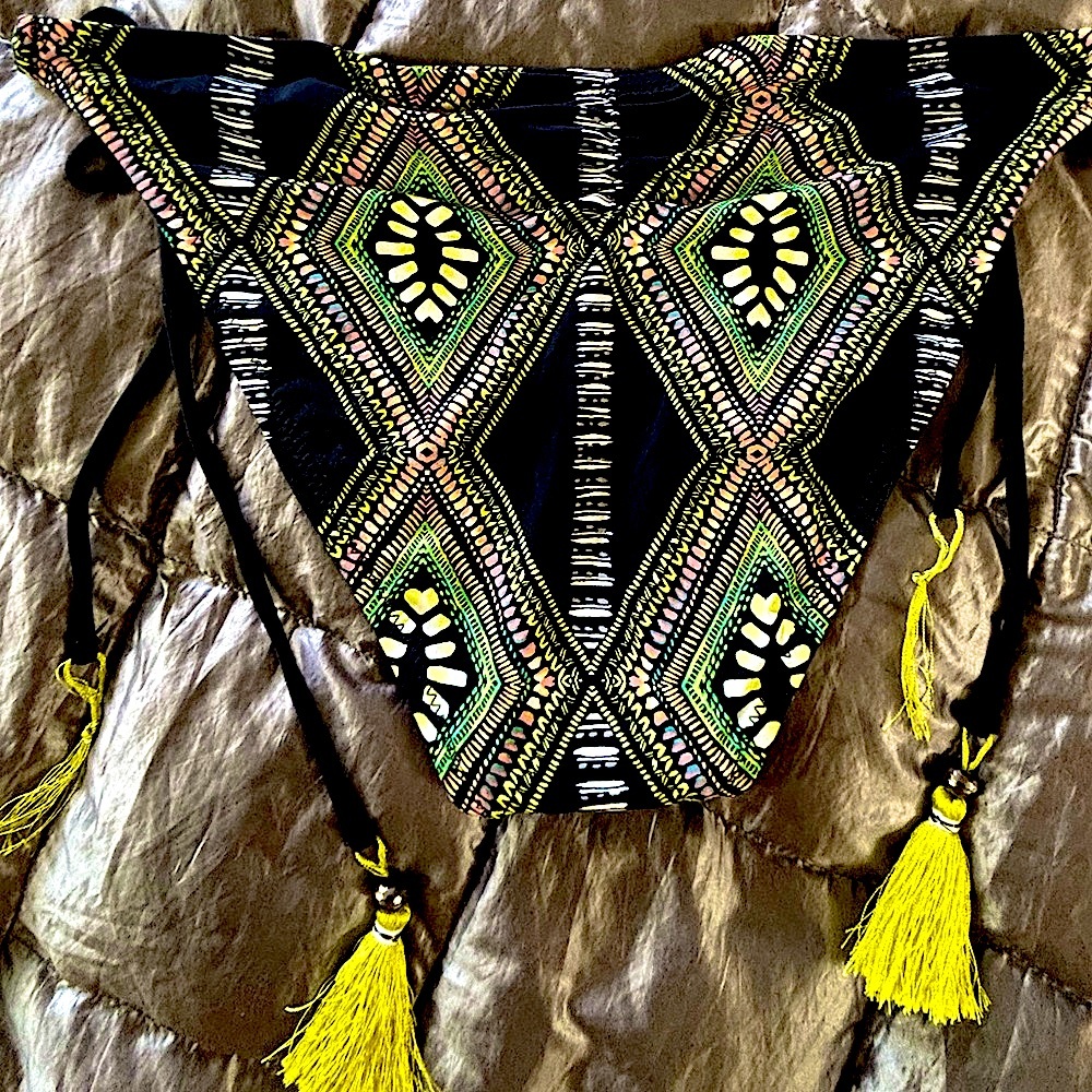 Radio Fiji Stylish Yellow Tassels and Patterned Bikini Bottom - Picture 4 of 12